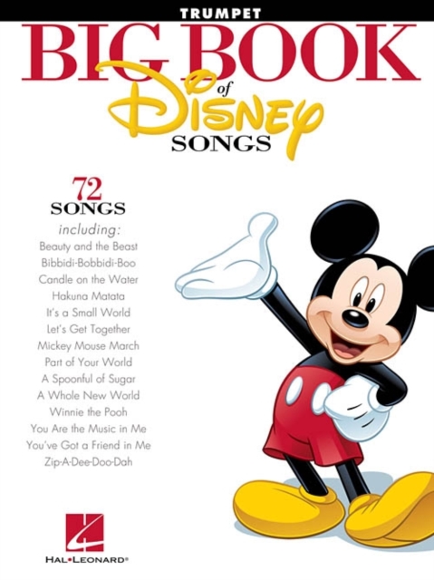 The Big Book of Disney Songs : 72 Songs - Trumpet, Book Book