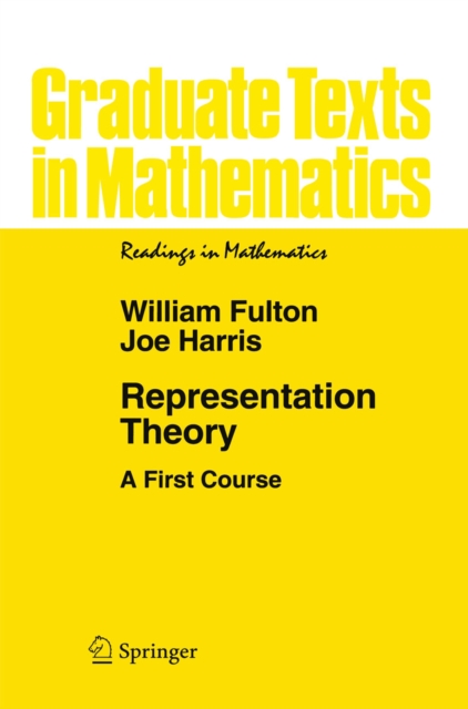 Representation Theory : A First Course, PDF eBook