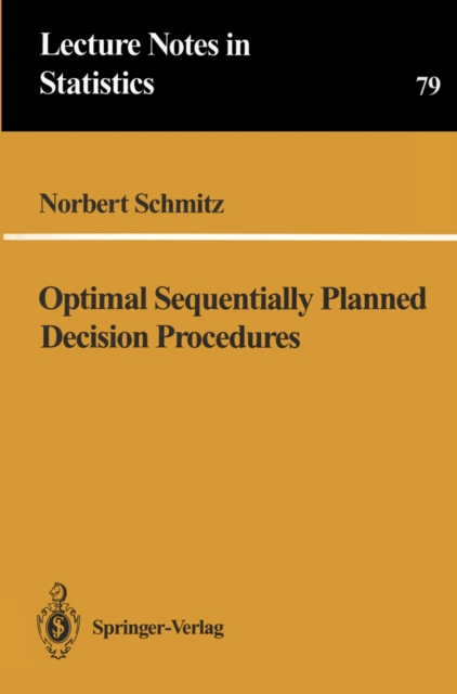 Optimal Sequentially Planned Decision Procedures, PDF eBook