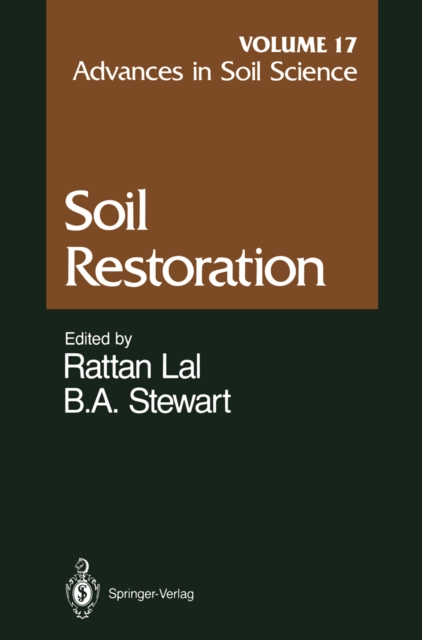 Advances in Soil Science : Soil Restoration Volume 17, PDF eBook
