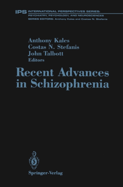 Recent Advances in Schizophrenia, PDF eBook