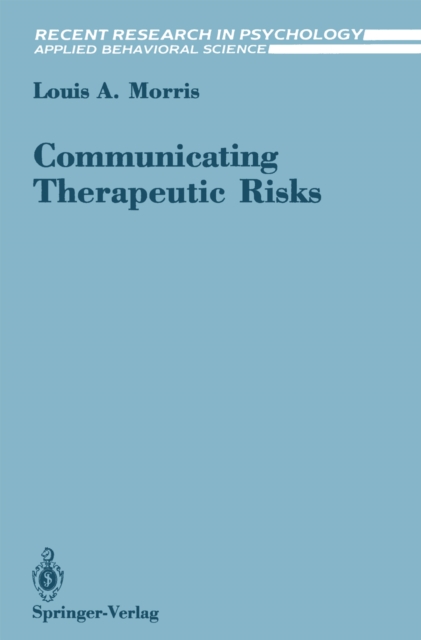 Communicating Therapeutic Risks, PDF eBook