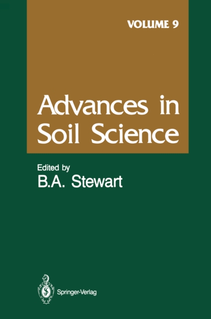 Advances in Soil Science : Volume 9, PDF eBook