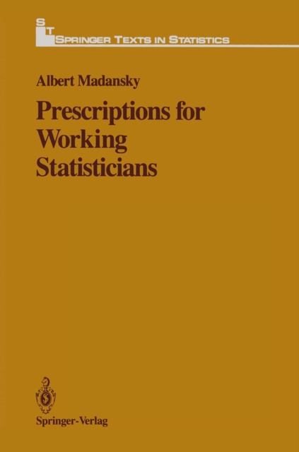 Prescriptions for Working Statisticians, PDF eBook