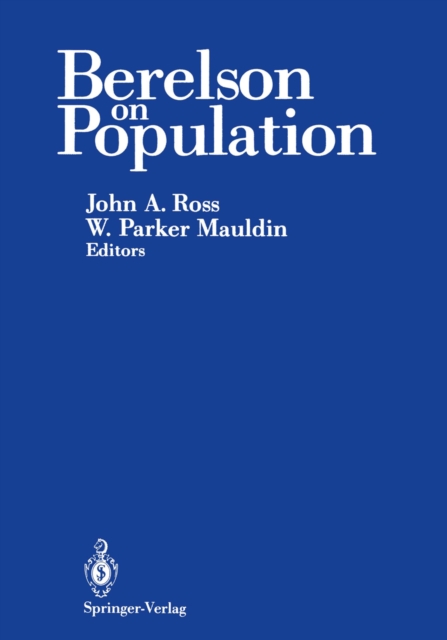 Berelson on Population, PDF eBook