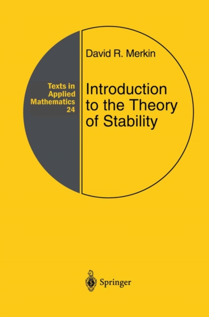 Introduction to the Theory of Stability, PDF eBook