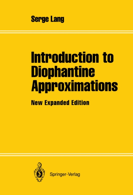 Introduction to Diophantine Approximations : New Expanded Edition, PDF eBook