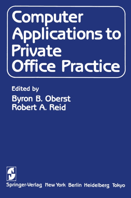 Computer Applications to Private Office Practice, PDF eBook