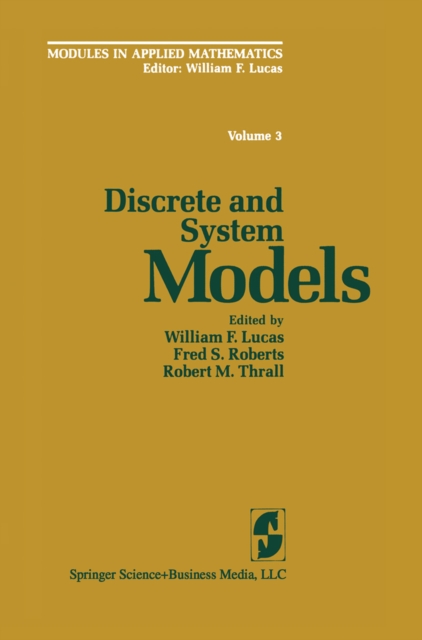 Discrete and System Models : Volume 3: Discrete and System Models, PDF eBook