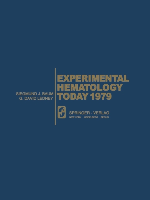 Experimental Hematology Today 1979, Paperback / softback Book