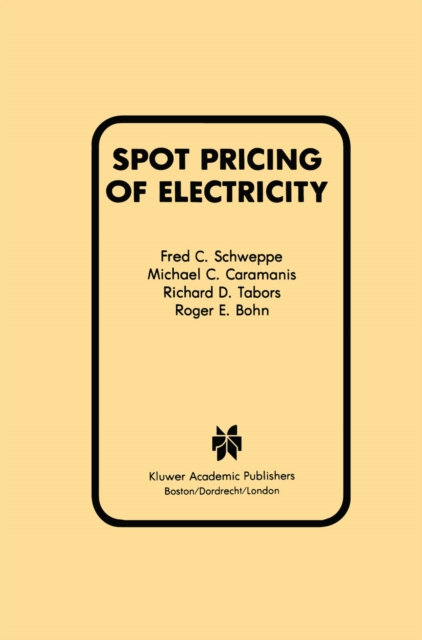 Spot Pricing of Electricity, PDF eBook