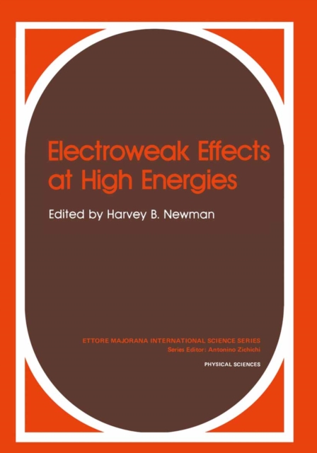 Electroweak Effects at High Energies, PDF eBook