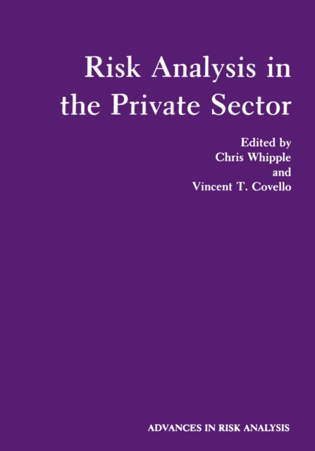 Risk Analysis in the Private Sector, PDF eBook