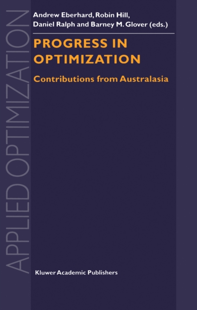 Progress in Optimization : Contributions from Australasia, PDF eBook