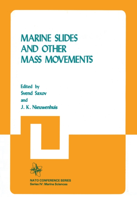 Marine Slides and Other Mass Movements, PDF eBook