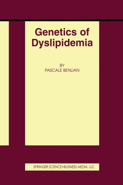 Genetics of Dyslipidemia, Paperback / softback Book