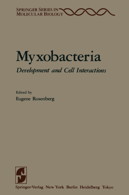 Myxobacteria : Development and Cell Interactions, PDF eBook