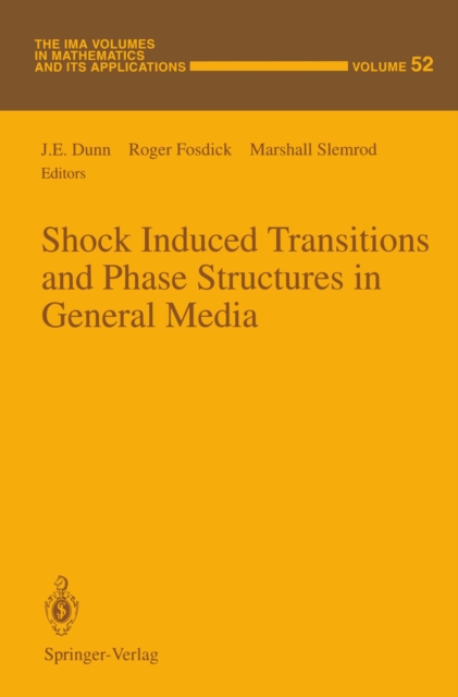 Shock Induced Transitions and Phase Structures in General Media, PDF eBook