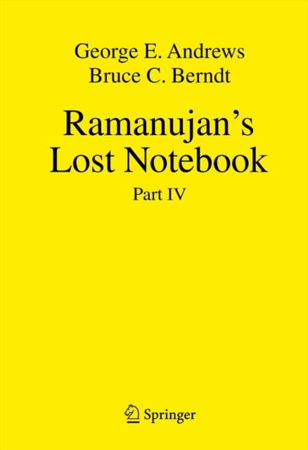 Ramanujan's Lost Notebook : Part IV, PDF eBook