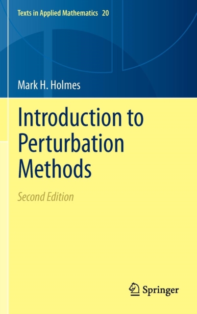 Introduction to Perturbation Methods, Hardback Book