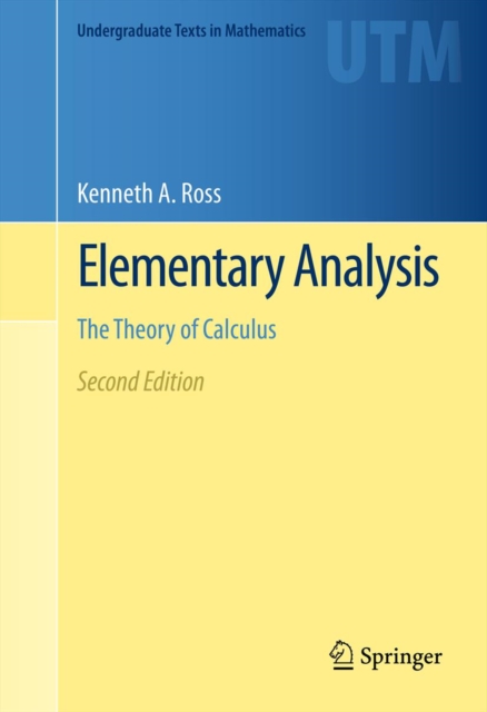Elementary Analysis : The Theory of Calculus, PDF eBook