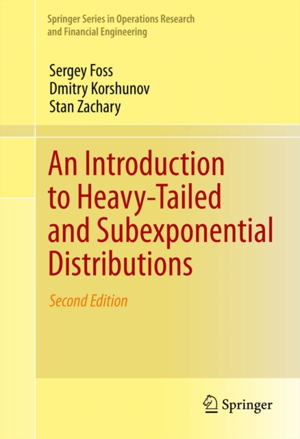 An Introduction to Heavy-Tailed and Subexponential Distributions, PDF eBook