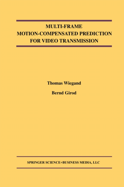 Multi-Frame Motion-Compensated Prediction for Video Transmission, PDF eBook