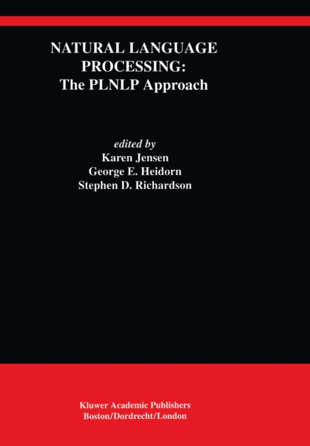 Natural Language Processing: The PLNLP Approach, PDF eBook