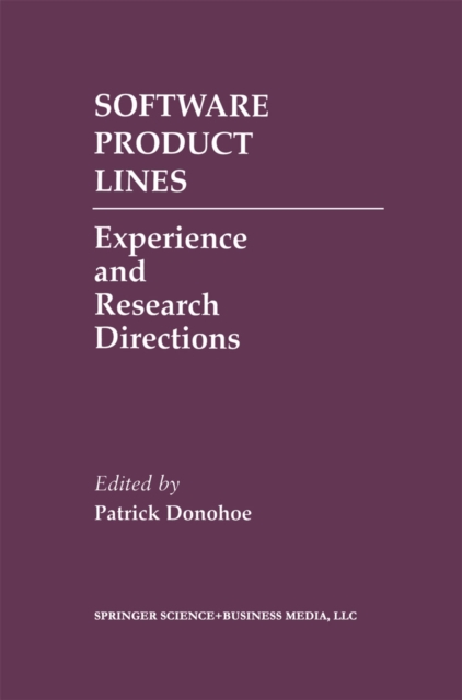 Software Product Lines : Experience and Research Directions, PDF eBook