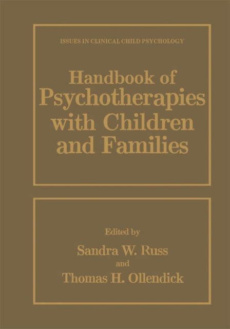 Handbook of Psychotherapies with Children and Families, PDF eBook