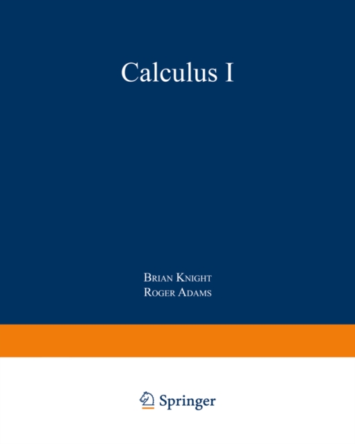 Calculus I, PDF eBook