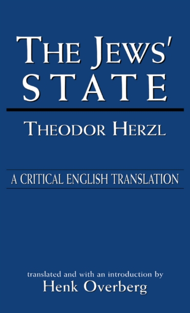 The Jews' State : A Critical English Translation, EPUB eBook