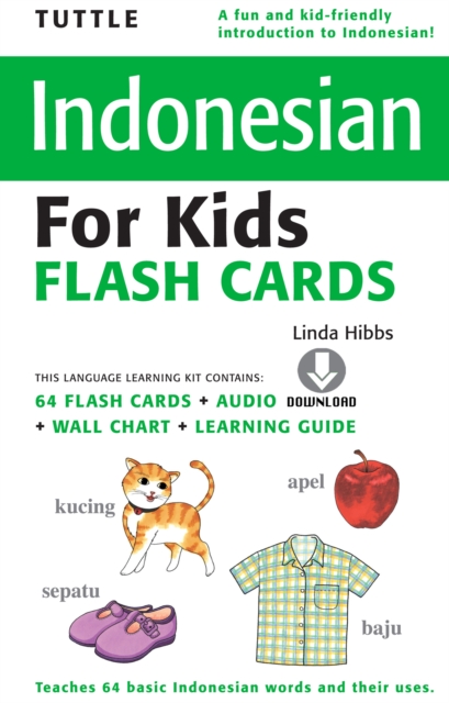Tuttle Indonesian for Kids Flash Cards : [Includes Downloadable Audio], EPUB eBook