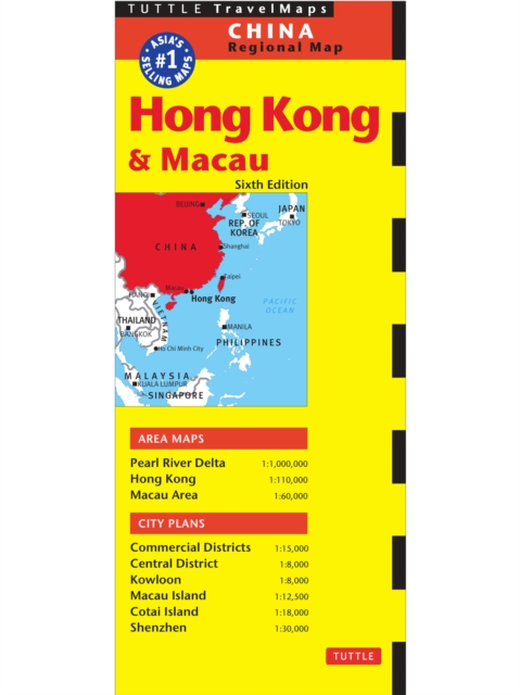 Hong Kong & Macau Travel Map Sixth Edition, EPUB eBook