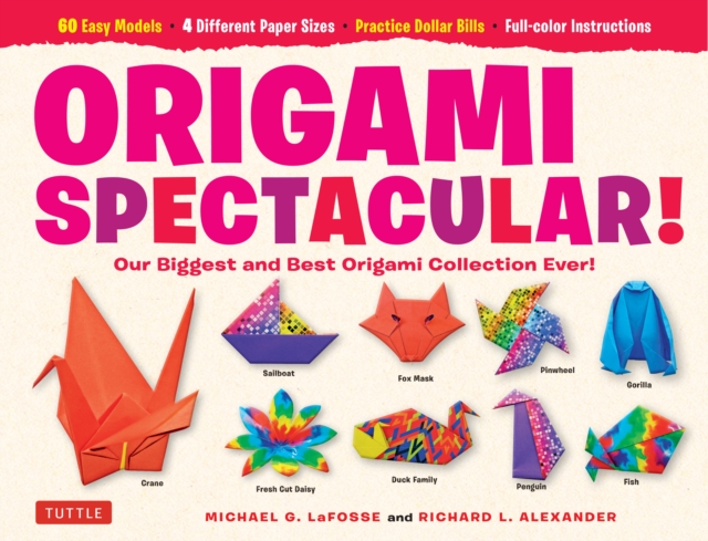 Origami Spectacular! Ebook : Origami Book, 154 Printable Papers, 60 Projects, EPUB eBook