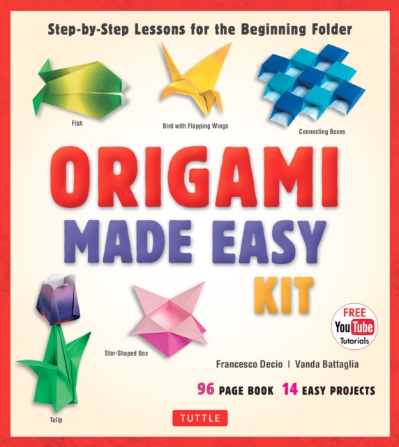 Origami Made Easy Ebook : Step-by-Step Lessons for the Beginning Folder: Origami Book with 14 Projects & Online Video Tutorial: Great for Kids and Adults!, EPUB eBook