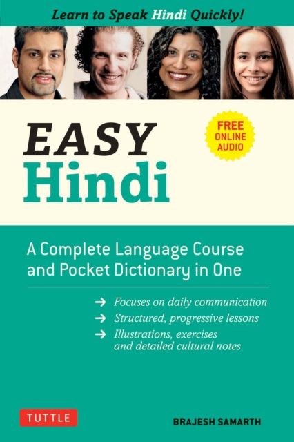 Easy Hindi : A Complete Language Course and Pocket Dictionary in One (Companion Online Audio, Dictionary and Manga included), EPUB eBook