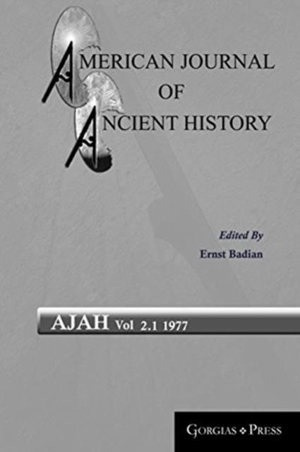 American Journal of Ancient History (Vol 2.1), Paperback / softback Book