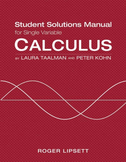 Single Variable Student Solutions Manual for Calculus, Paperback / softback Book