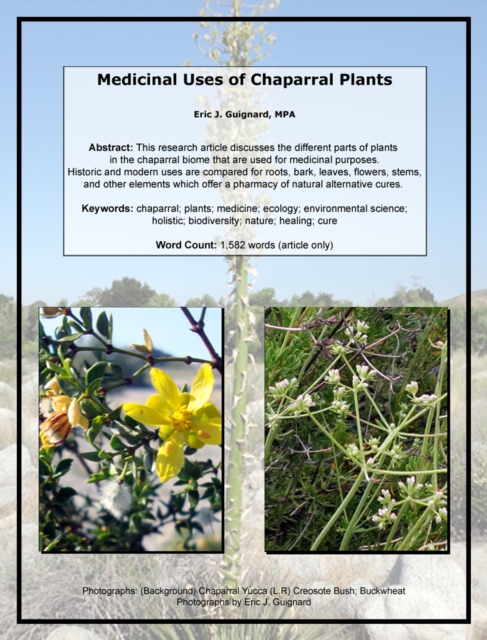Medicinal Uses of Chaparral Plants, EPUB eBook