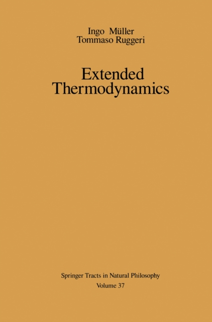 Extended Thermodynamics, PDF eBook