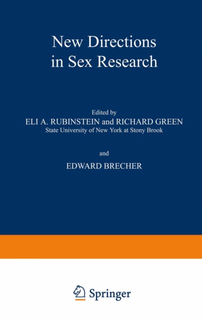 New Directions in Sex Research, PDF eBook