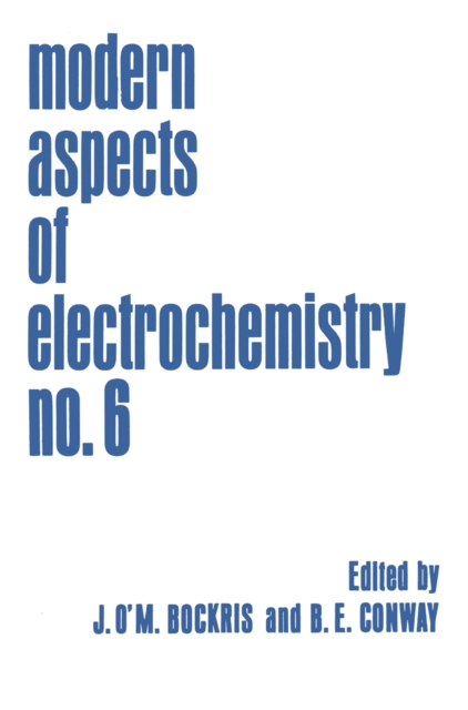 Modern Aspects of Electrochemistry No. 6, PDF eBook