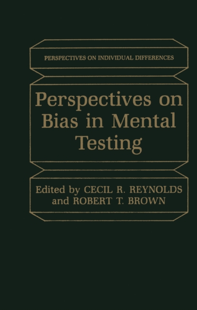 Perspectives on Bias in Mental Testing, PDF eBook