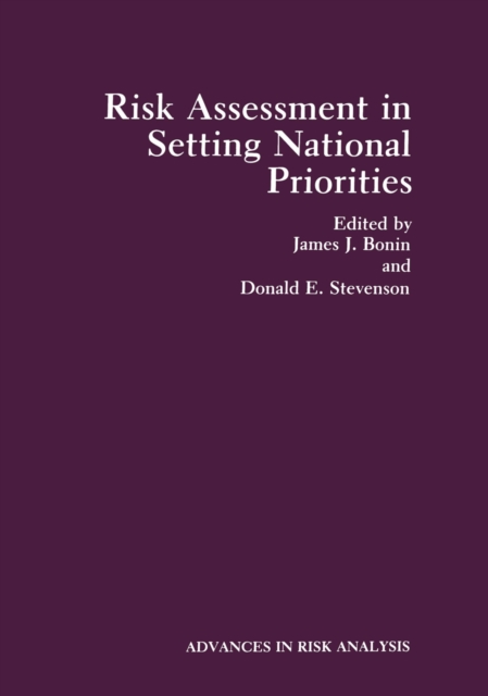 Risk Assessment in Setting National Priorities, PDF eBook