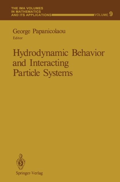 Hydrodynamic Behavior and Interacting Particle Systems, PDF eBook