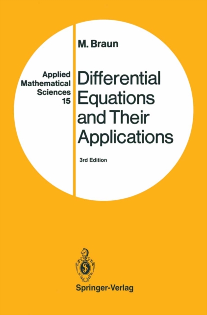 Differential Equations and Their Applications : An Introduction to Applied Mathematics, PDF eBook
