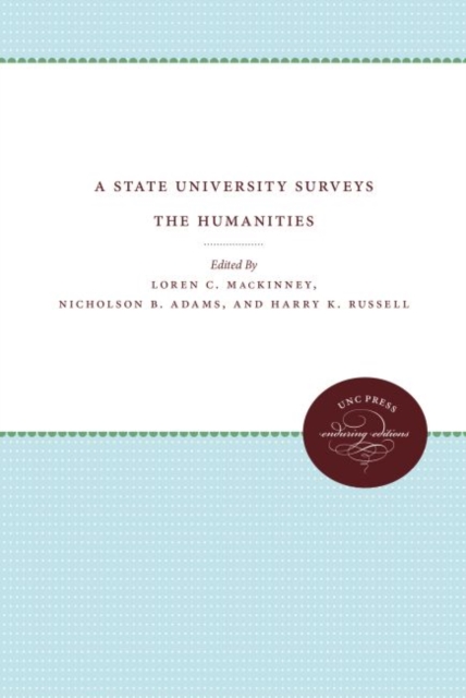 A State University Surveys the Humanities, Paperback / softback Book
