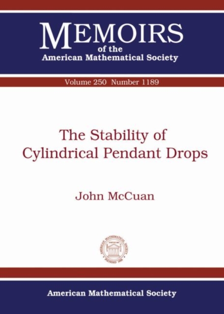 The Stability of Cylindrical Pendant Drops, Paperback / softback Book