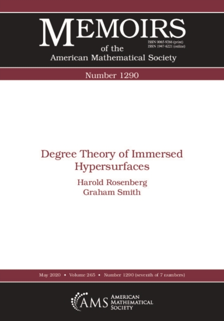 Degree Theory of Immersed Hypersurfaces, PDF eBook